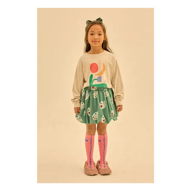 Falda Dados Corazón | Verde