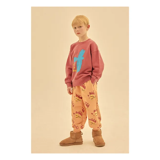 Sweatshirt Flying Bird | Burgunderrot