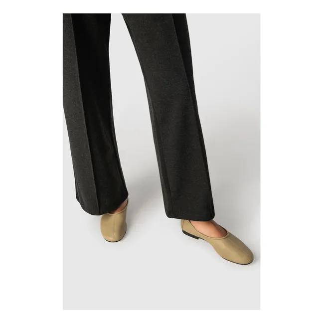 Ballerinas Prudence Texturiertes Leder | Beige