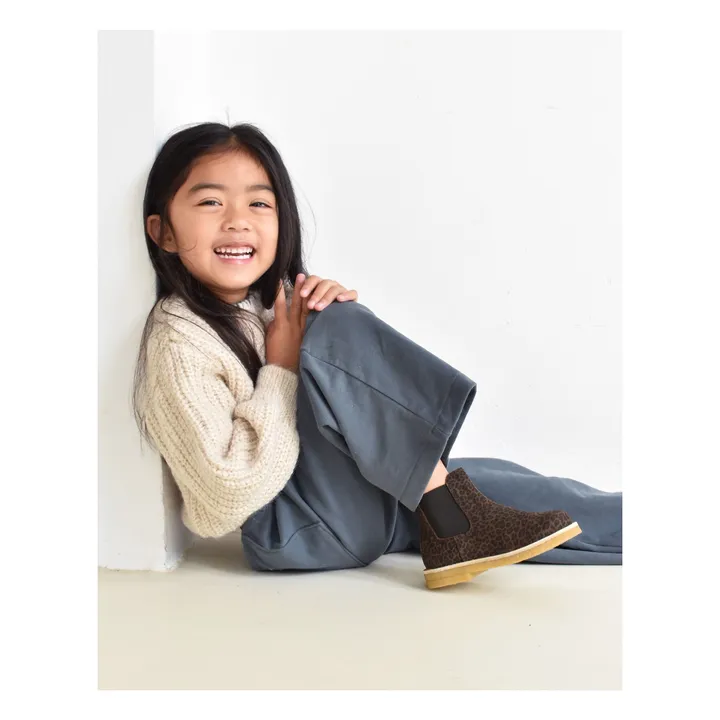 Boots Du Cos Léopard | Chocolat- Image produit n°4