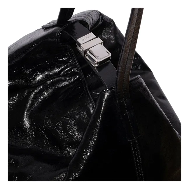 Bolso Bea de piel texturizada | Negro
