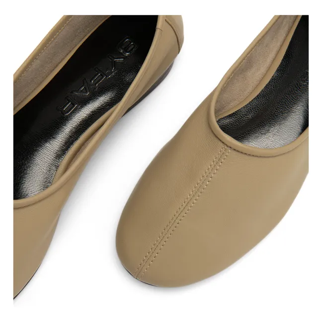 Ballerinas Prudence Textured Leather | Beige
