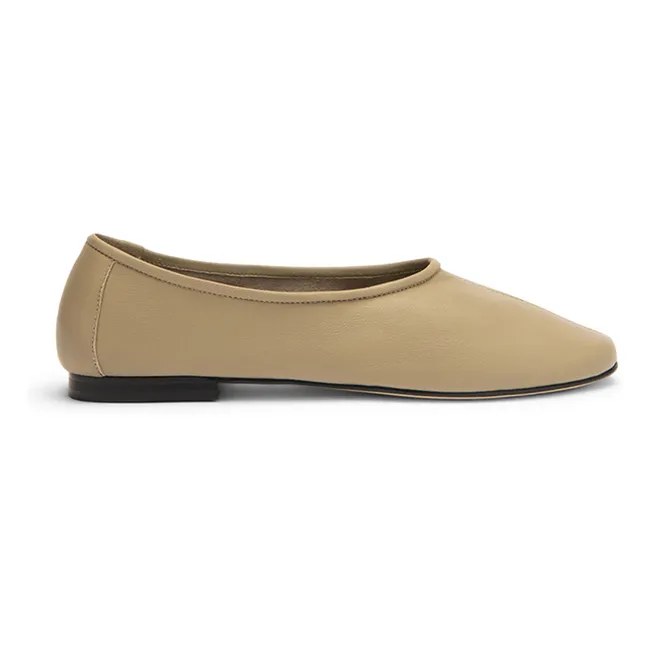Ballerinas Prudence Textured Leather | Beige