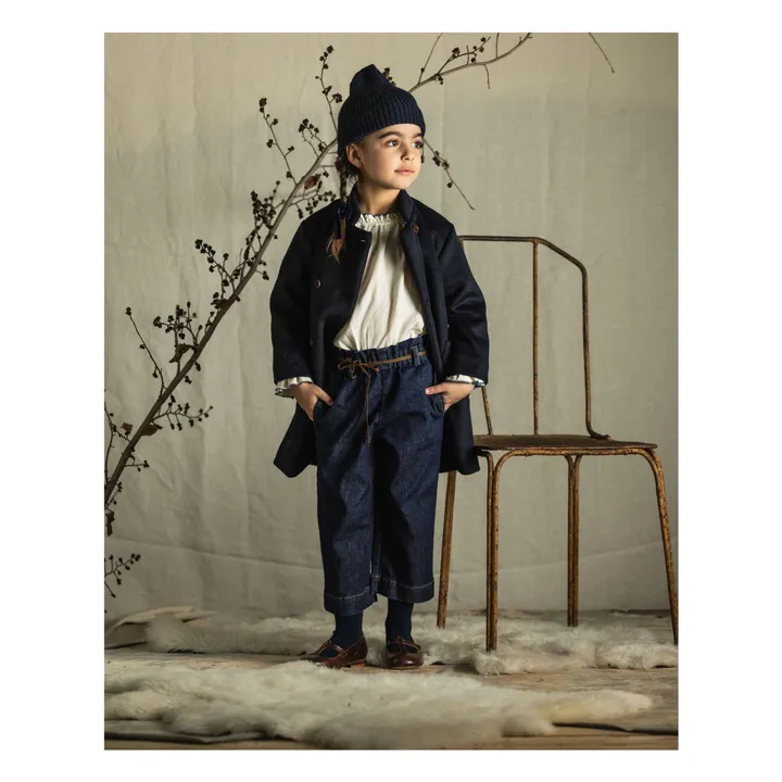 Manteau Laine | Bleu marine- Image produit n°3