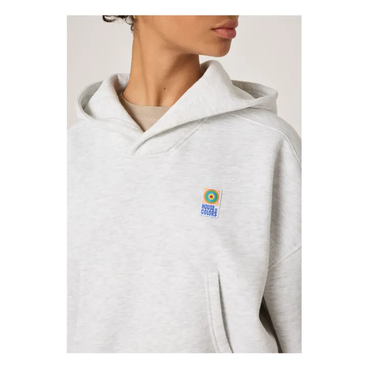 Sweat Capuche Baptown | Gris chiné- Image produit n°2