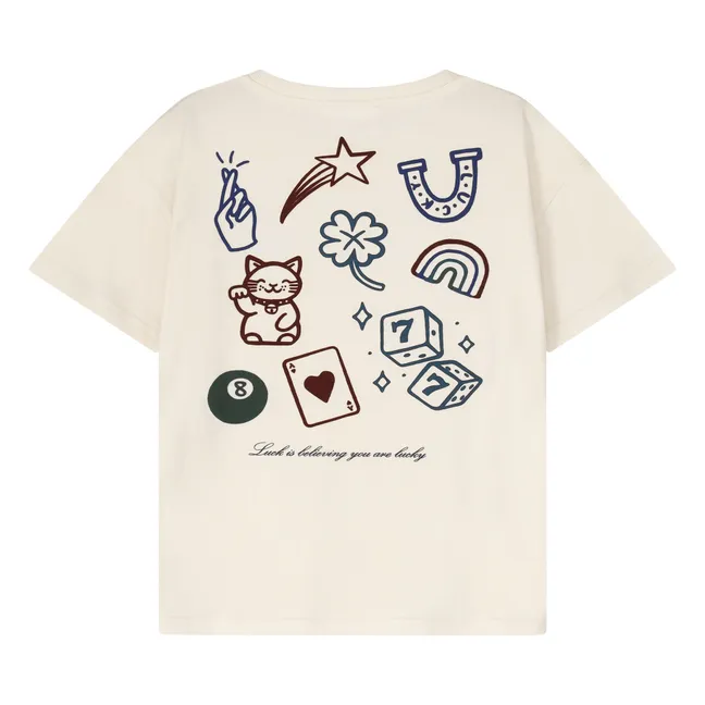 Lucky Charms organic cotton T-shirt | Beige