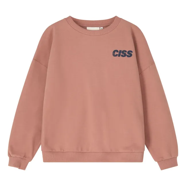 Felpa in cotone biologico CISS | Rosa antico