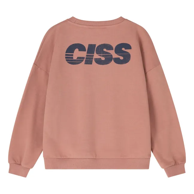 Sudadera de algodón orgánico CISS | Rosa Viejo