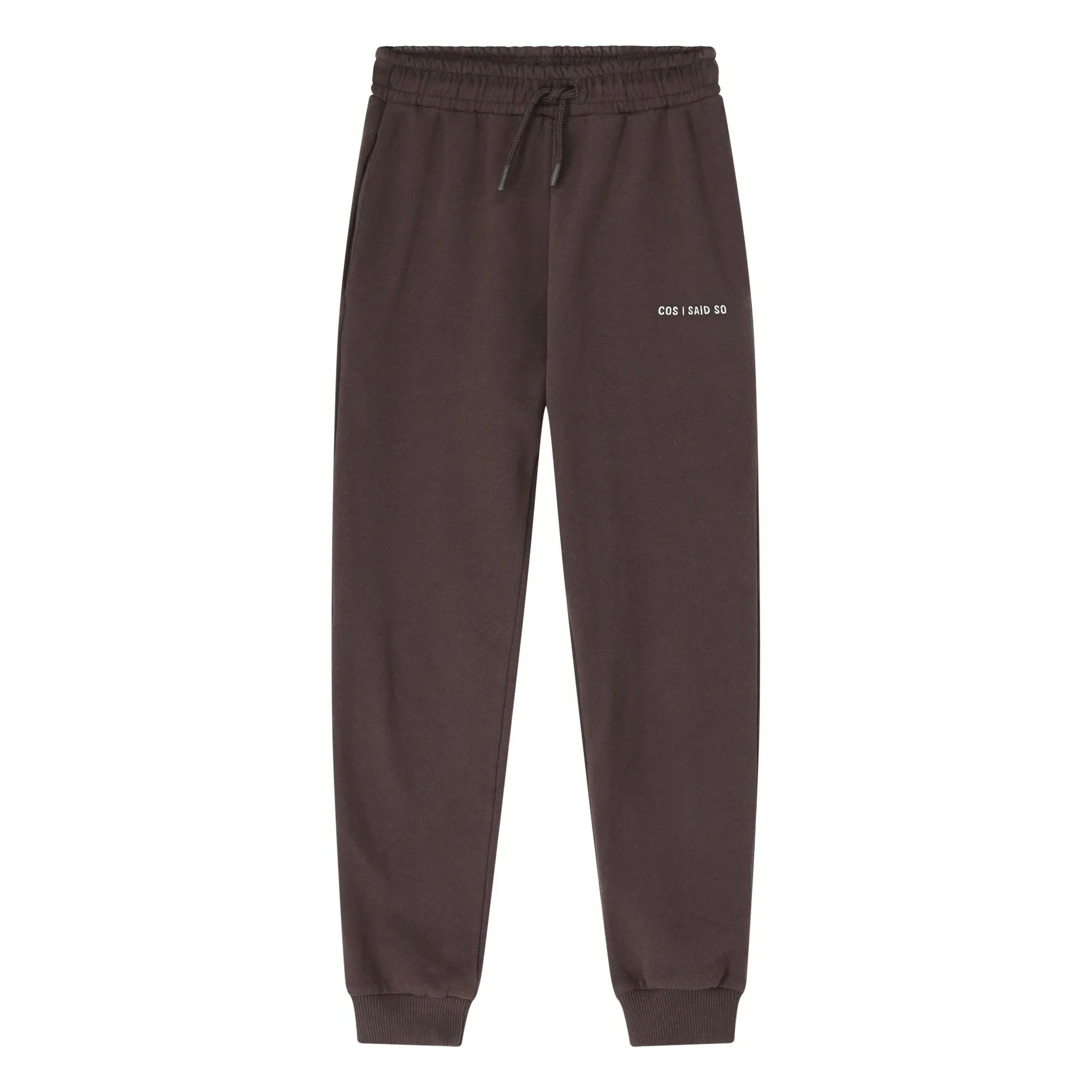 Cos I Said So Brown Organic Cotton Joggers