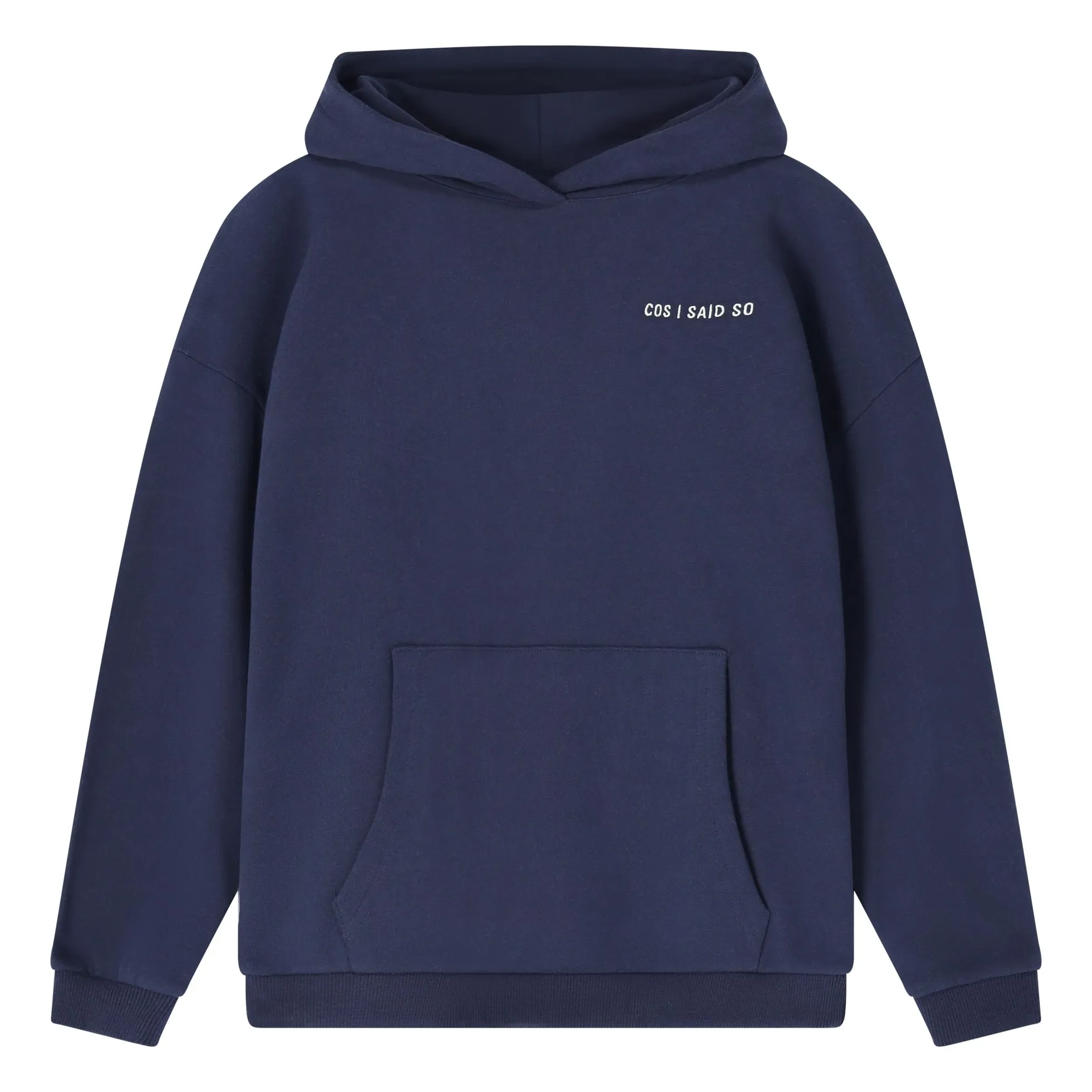 Cos I Said So Navy Blue Sweat Main Character Organic Cotton