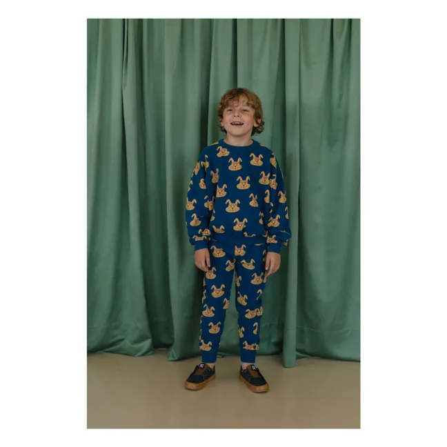 Sweat Tony Lapins Coton Bio | Bleu