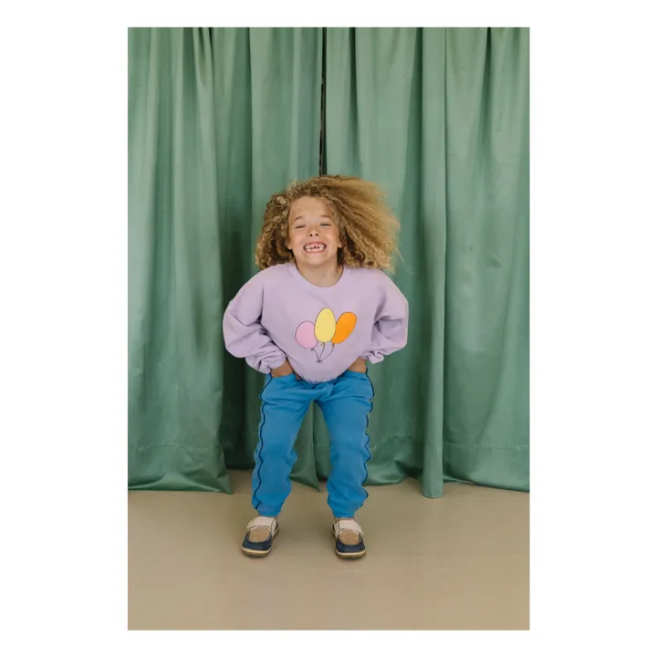 Kaia Balloon Sweat Algodón orgánico | Lila- Imagen del producto n°2