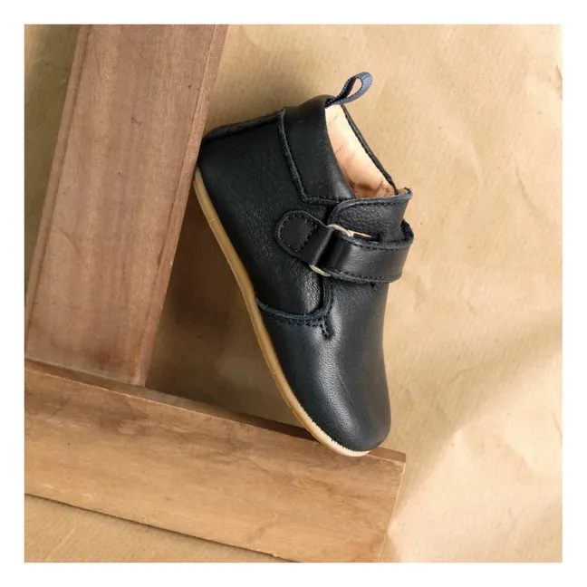 Achilles Ultra Soft Slippers | Navy blue