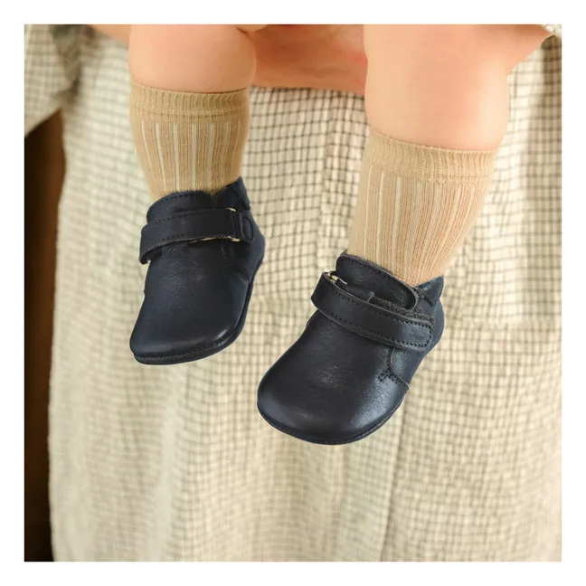 Chaussons Ultra Souples Achille | Bleu marine