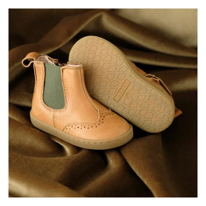 Chaussures Premiers Pas Axelle | Vert kaki- Image produit n°1