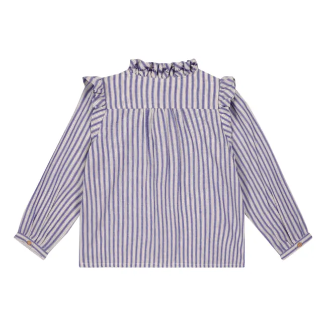 Striped Dory Blouse | Blue