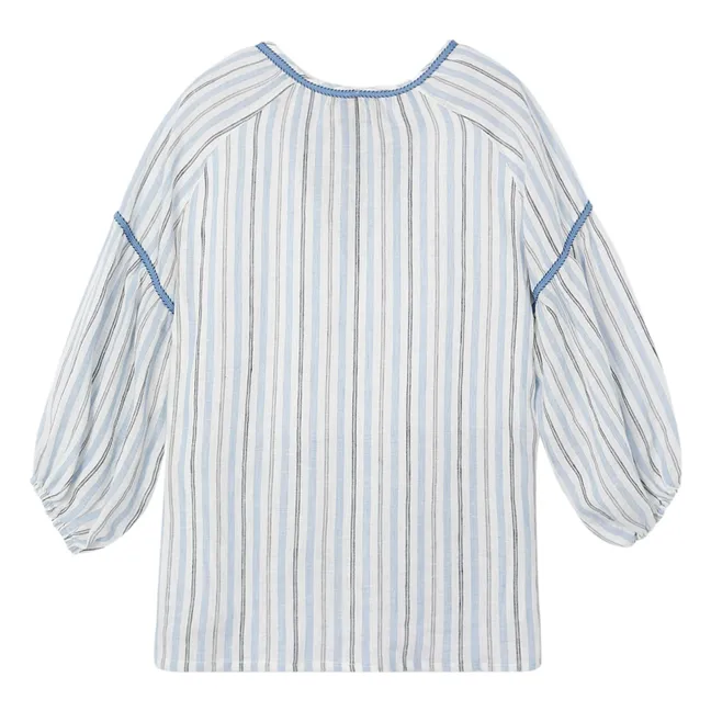 Striped blouse | Blue