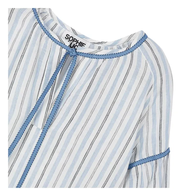 Striped blouse | Blue