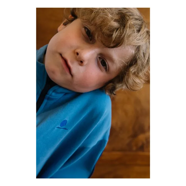 Sweat Benjamin Coton Bio | Bleu