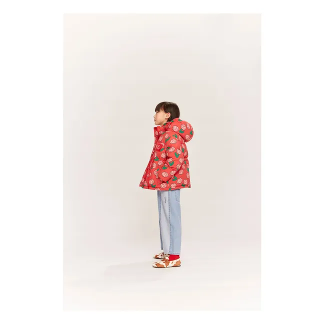 Doudoune Kukka Down Fleurie | Rouge