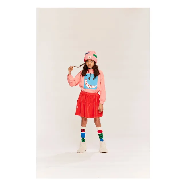 Jupe Sloth Coton Bio | Rouge