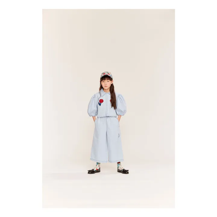 Veste Boléro Annka Denim | Bleu Clair- Image produit n°1