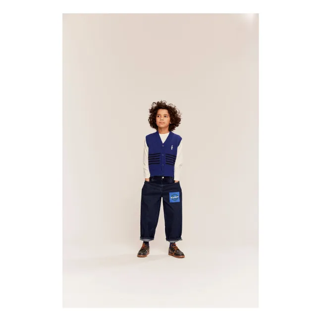 Gilet Sans Manches Presto Laine | Bleu roi