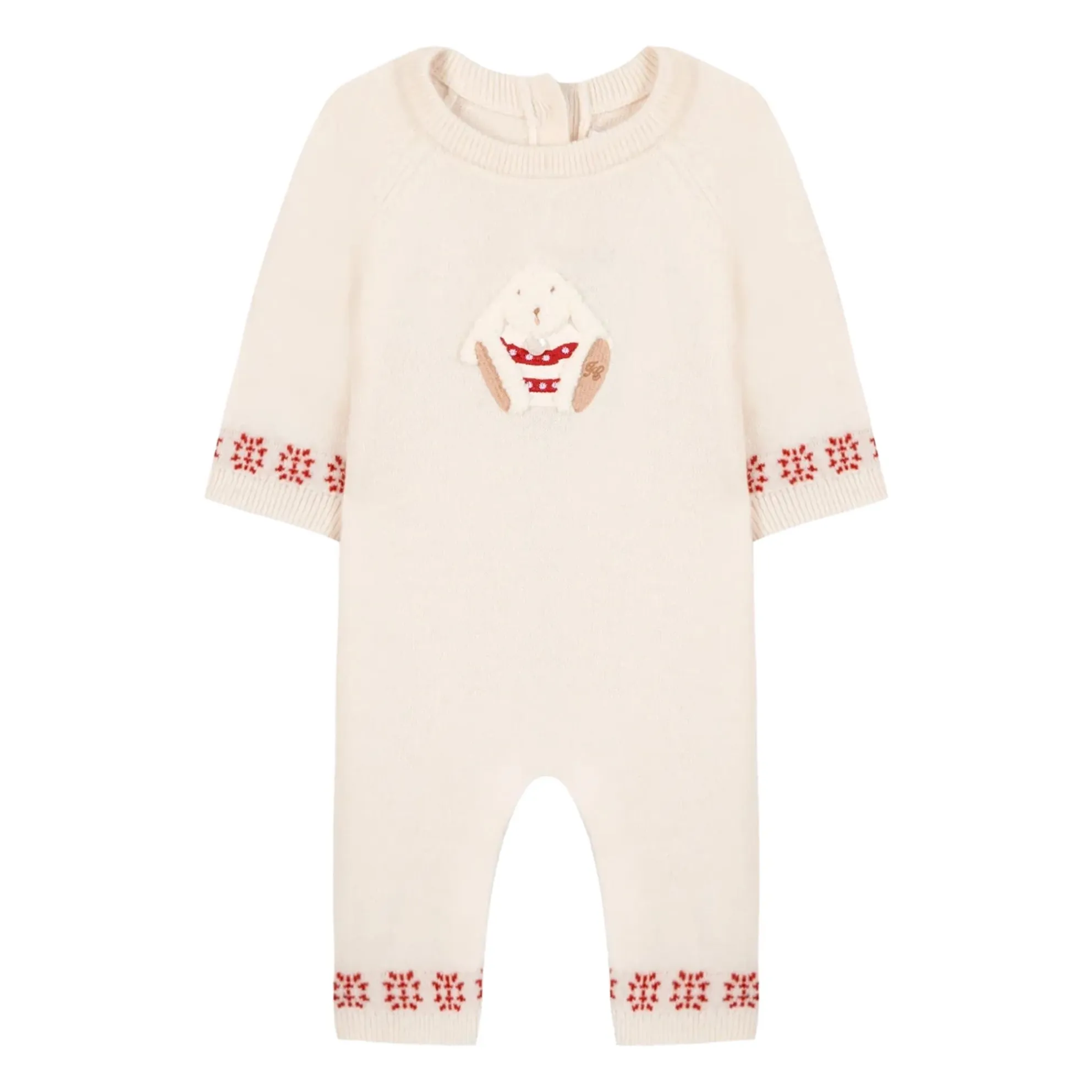 Tartine Et Chocolat Pearl Rabbit Wool Jumpsuit