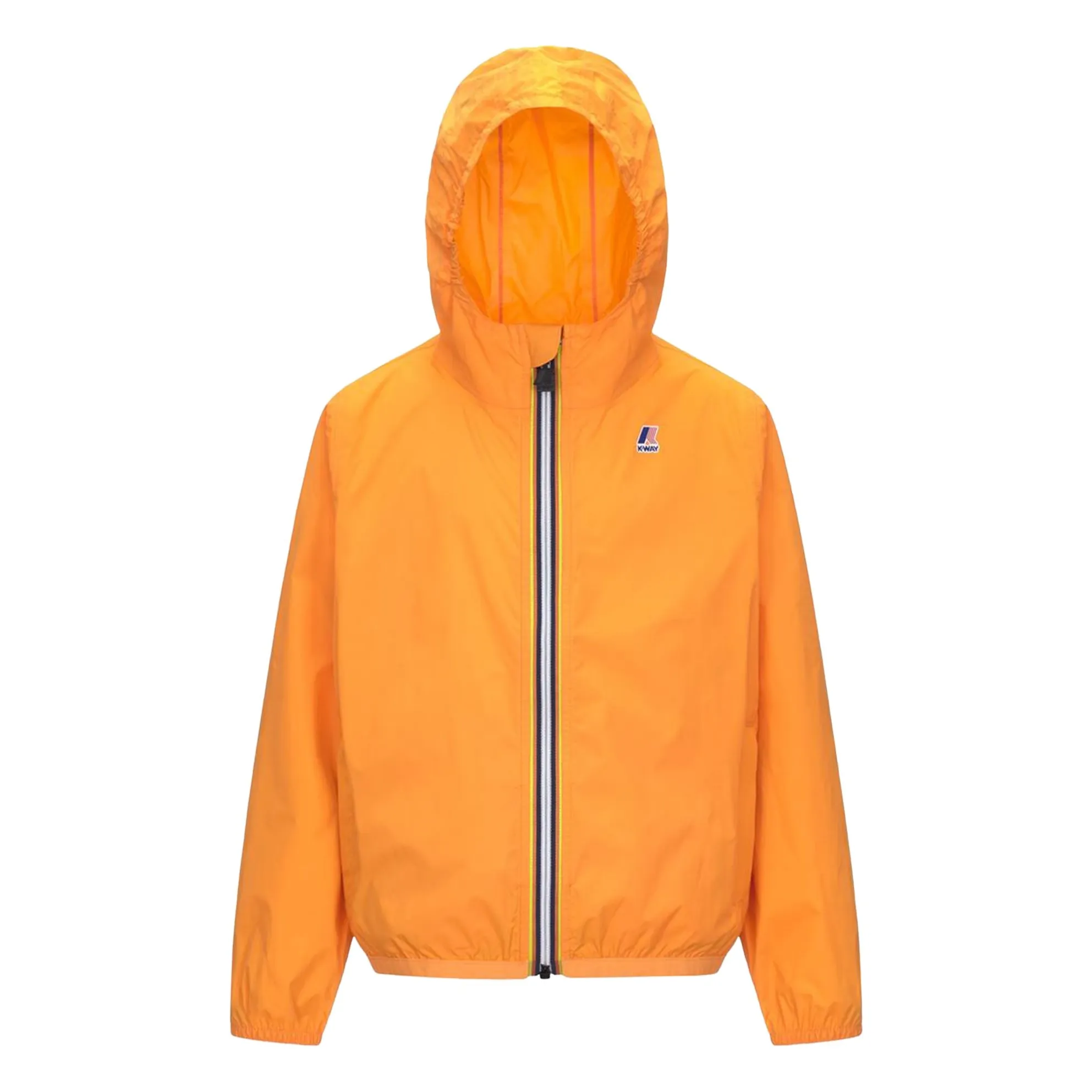 K-Way Unisex Kids Orange Le Vrai 4.0 Claude Waterproof Windbreaker