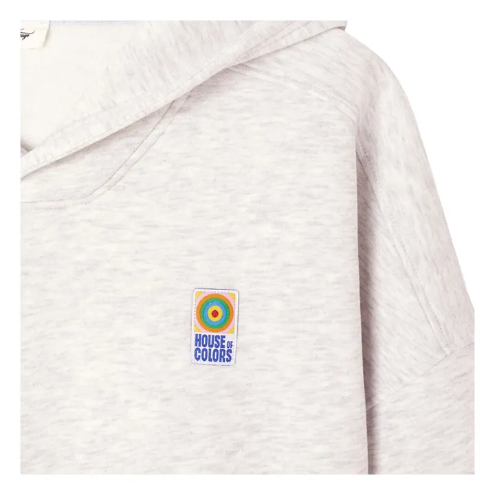 Sweat Capuche Baptown | Gris chiné- Image produit n°4