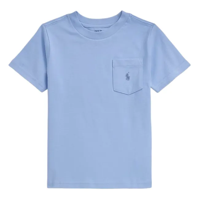 T-shirt Poche Jersey | Bleu