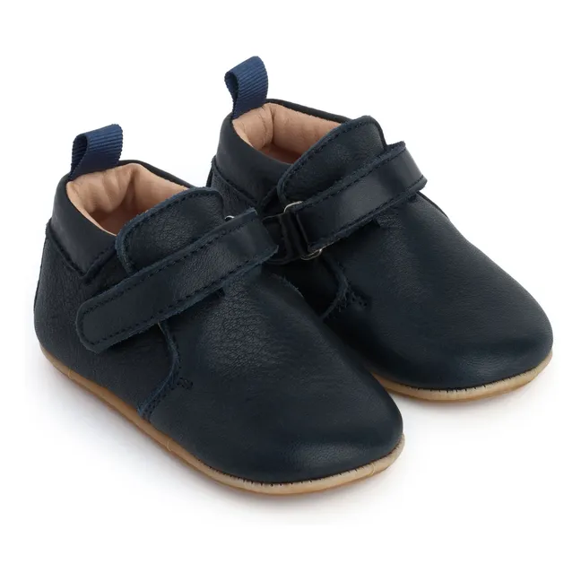 Achilles Ultra Soft Slippers | Navy blue