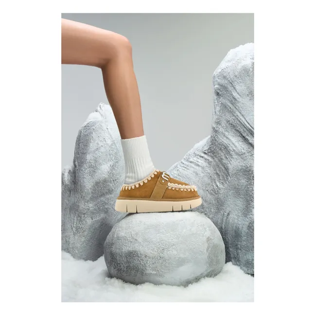 Sabots Bounce Suède | Beige