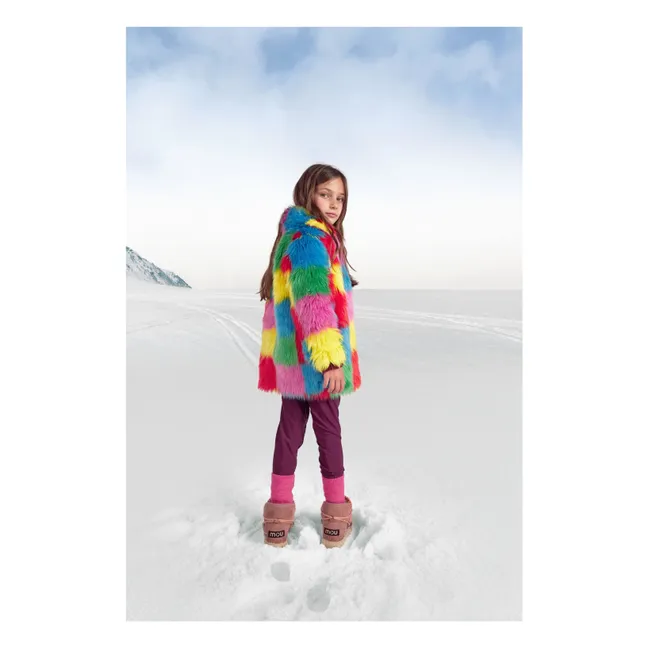 Boots Sneakers Lacets Scoubidoo Suède | Vieux Rose