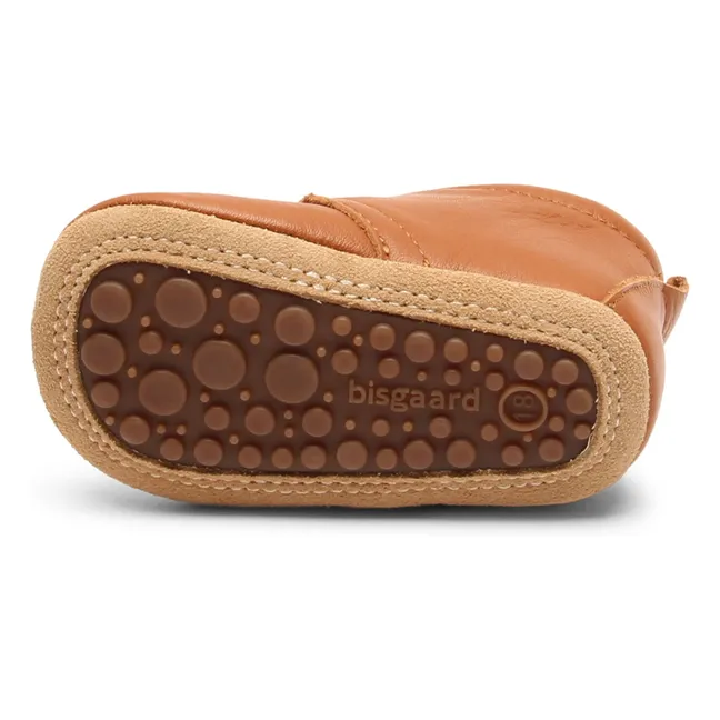 Chaussons Baby Star | Cognac
