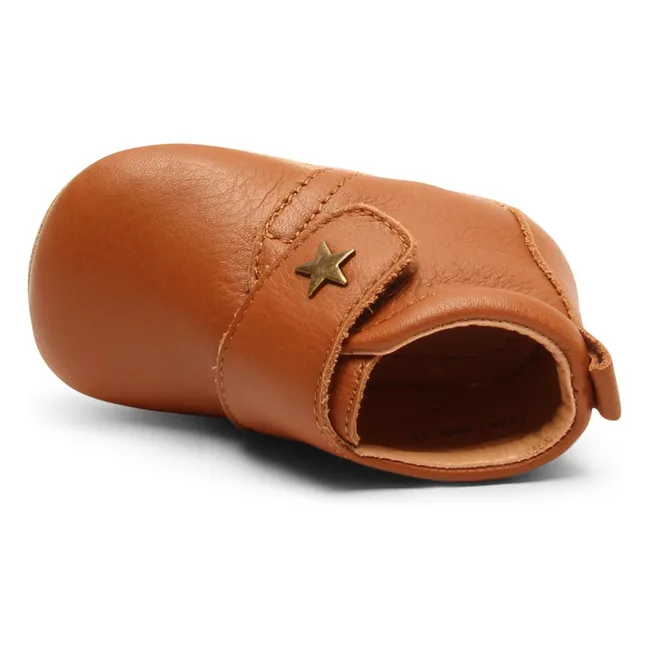 Baby Star Babyschuhe | Cognac-Farbe
