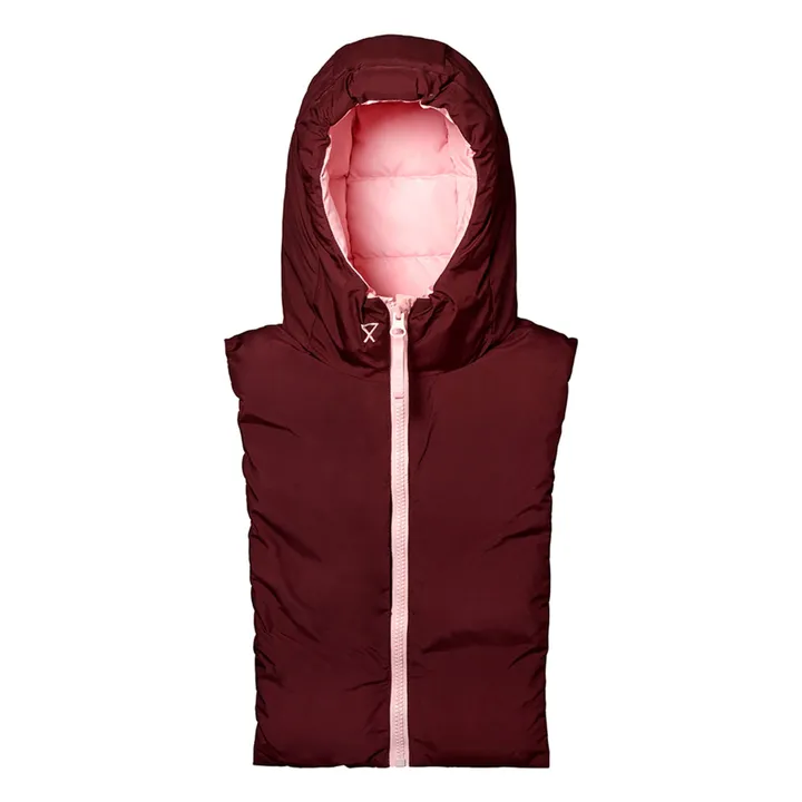 Capuche Doudoune Réversible | Rose- Image produit n°3