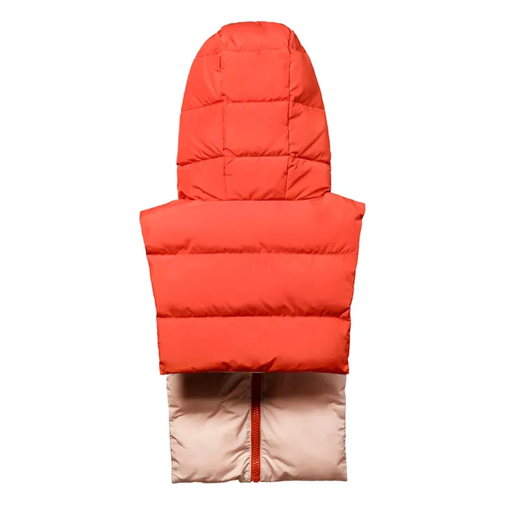 Capuche Doudoune Réversible | Orange- Image produit n°2