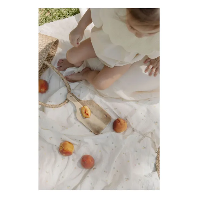 Bavaglini con petali di margherite in cotone biologico - Set di 3 pezzi