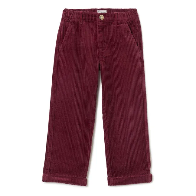 Pantalon Velours Côtelé | Bordeaux