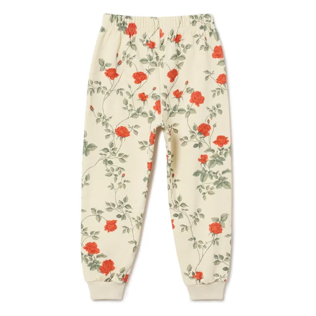 Jogger Roses Coton Bio | Ecru