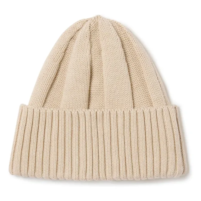 Knit hat | Beige