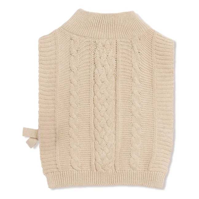 Plastron Maille | Beige