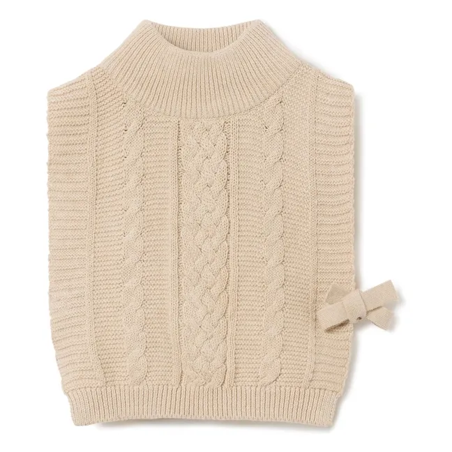 Plastron Maille | Beige