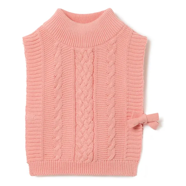 Plastron Maille | Rose