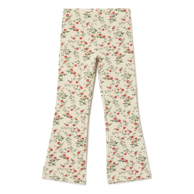 Legging Flare Petit Rose | Ecru