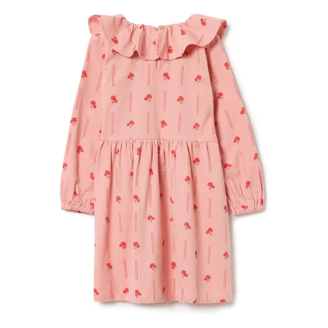 Robe Peony Velours Côtelé | Rose