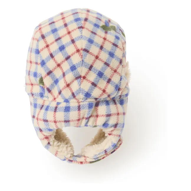 Chapka Mulberry Carreaux Sherpa | Ecru