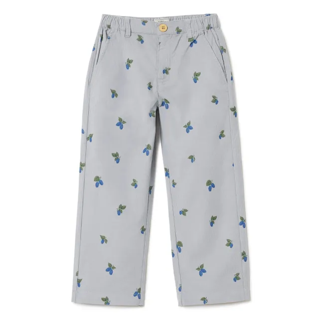 Pantalon Mulberry Velours Côtelé | Bleu