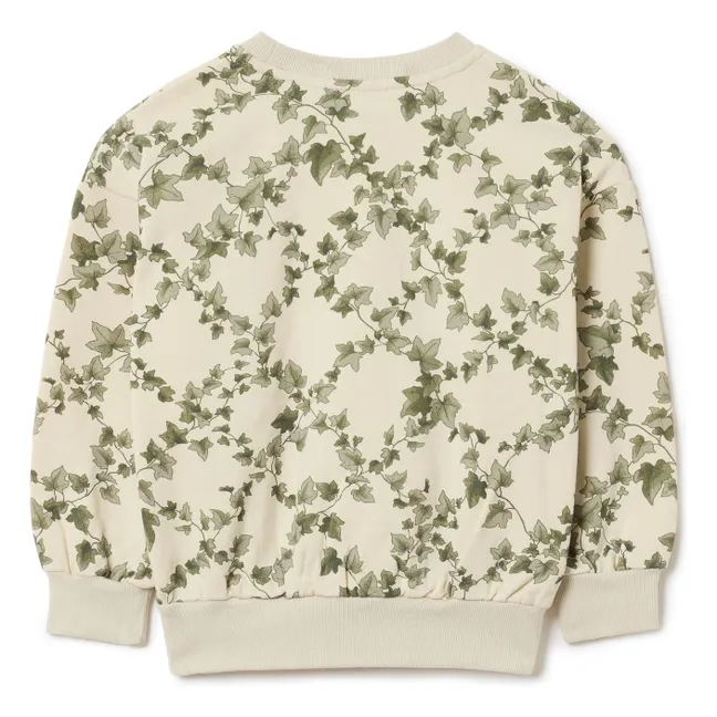 Ivy organic cotton sweatshirt | Ecru